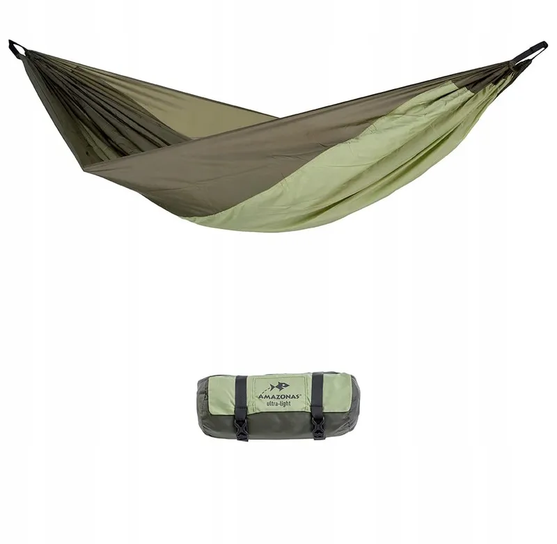 AMAZONAS Silk Traveller Thermo Hangmat 520g 275x140cm Groen — foto 1