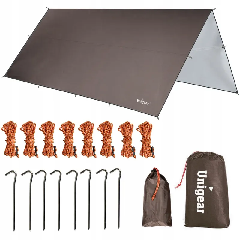 UNIGEAR Tarp Waterdicht Hangmatzeil Camping Regenbescherming — foto 1