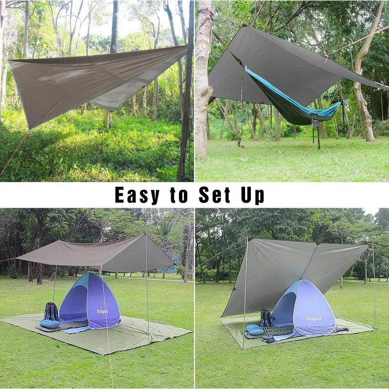 UNIGEAR Tarp Waterdicht Hangmatzeil Camping Regenbescherming — foto 5