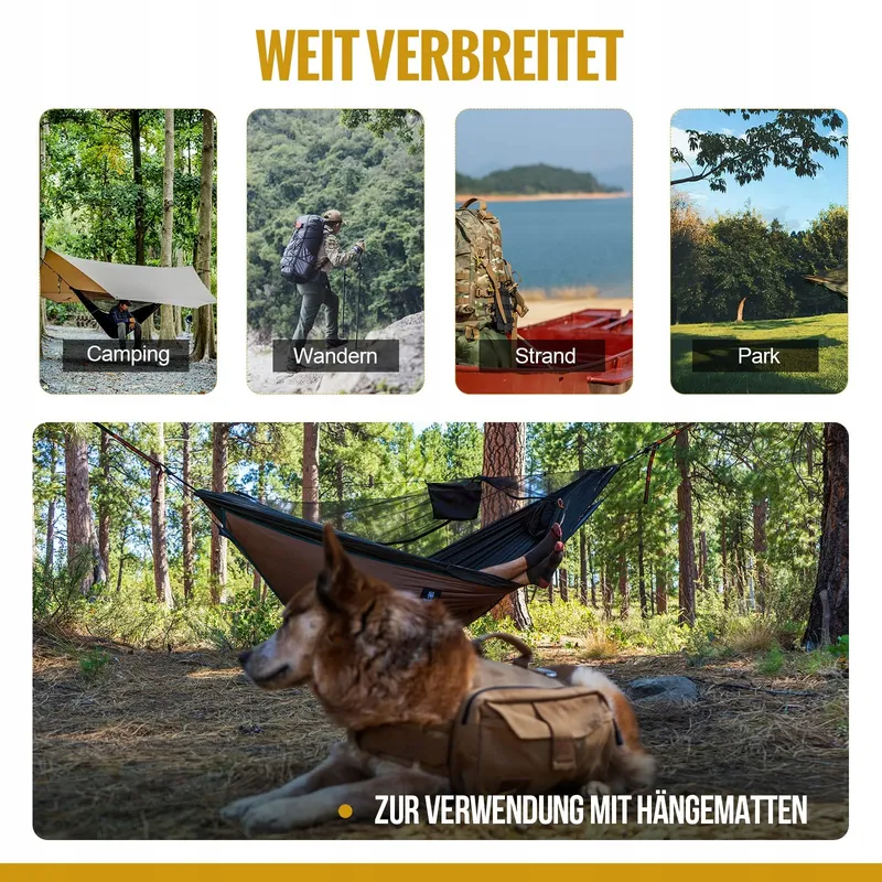 ONETIGRIS Hideout Onderdeken Voor Hangmat Ultralicht Outdoor — foto 6