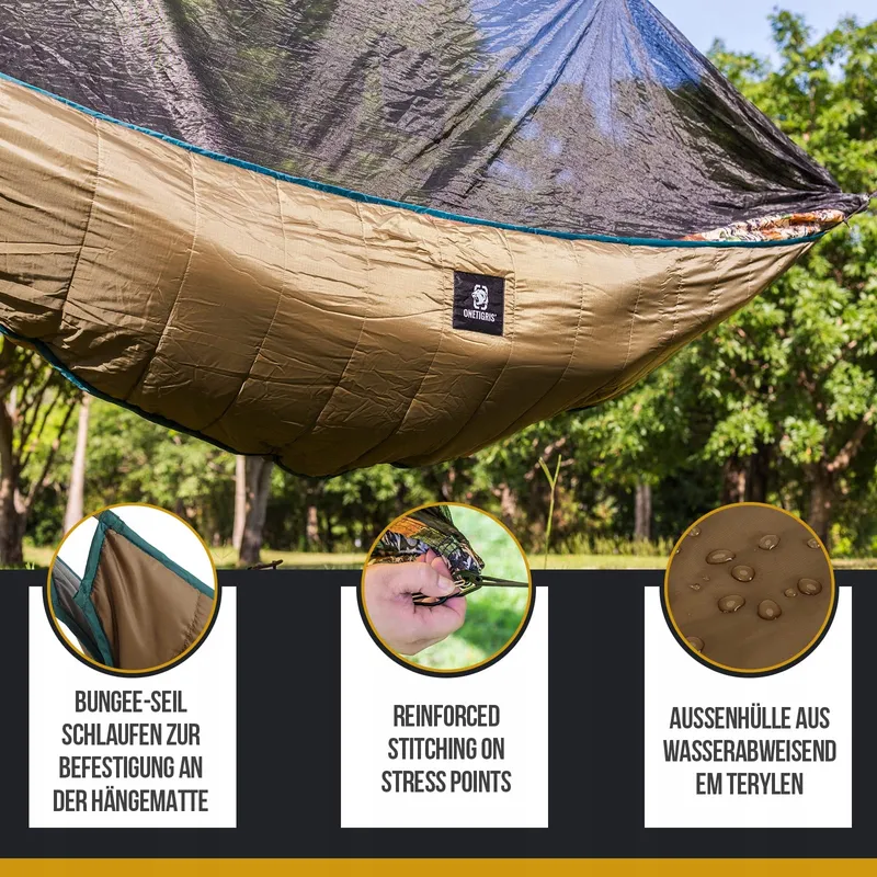 ONETIGRIS Hideout Onderdeken Voor Hangmat Ultralicht Outdoor — foto 2