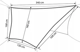 AMAZONAS Traveller Tarp Ultralicht voor Hangmatten 3,4x2,8m — miniatuur 3