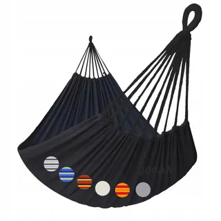 GOCAN Hangmat 2 Personen 220x150cm 300kg Katoen Tuin Balkon XXL — miniatuur 1