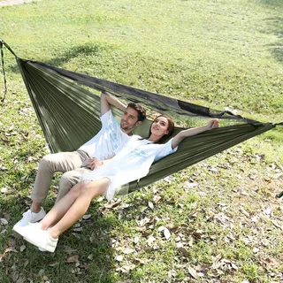 TRAVEL BIRD Camping Hangmat Muskietennet Groot 2 Personen 290x140cm — miniatuur 6
