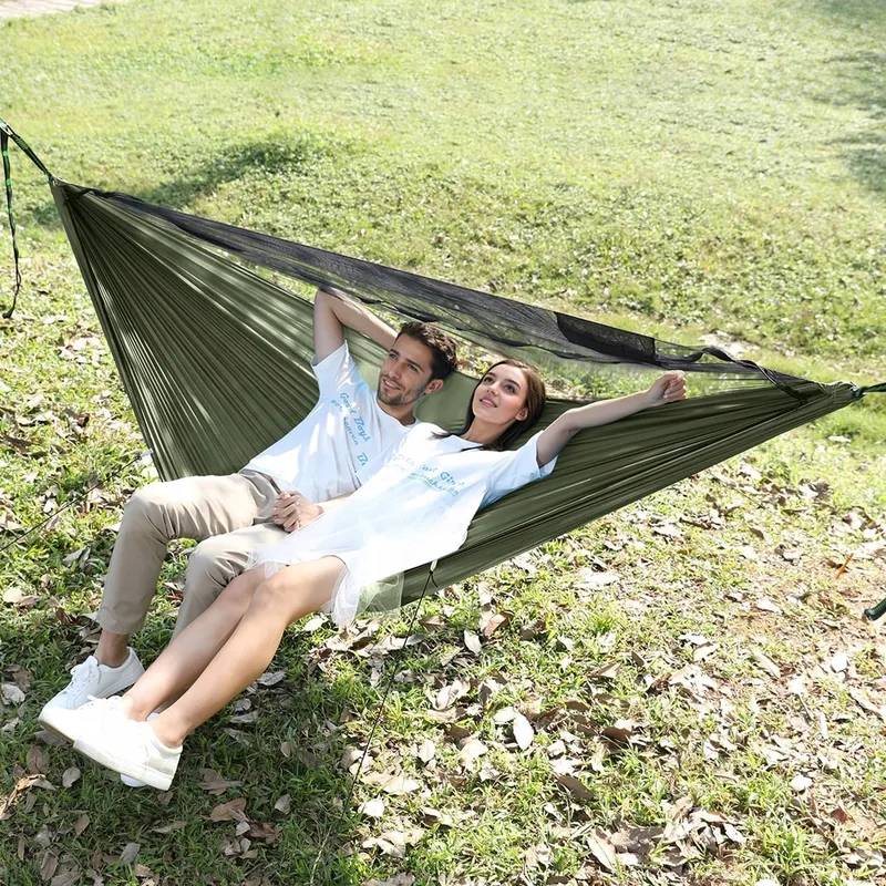 TRAVEL BIRD Camping Hangmat Muskietennet Groot 2 Personen 290x140cm — foto 6