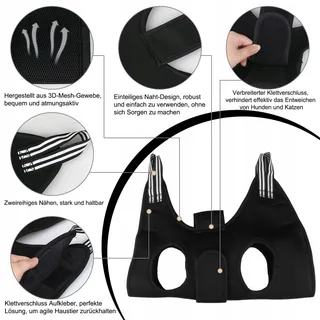 HUNDEPFLLEGE Hangmatset Honden Katten Nagelverzorging — miniatuur 3