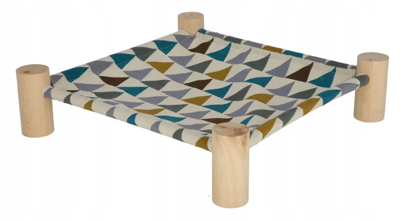 KERBL Hangmat Knaagdieren 38x38x10cm Hout Wasbaar Snelle Montage — foto 1