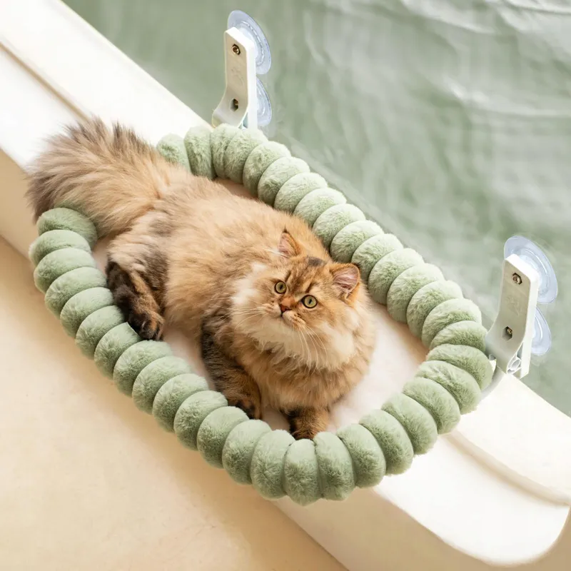 EDAGNY Kattenraambed Afneembare Hoes Groen 18kg — foto 1