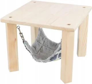 TRIXIE Huisje voor Dieren met Hangmat Sunny Kleurrijk Grijs 28x24x28cm — miniatuur 1