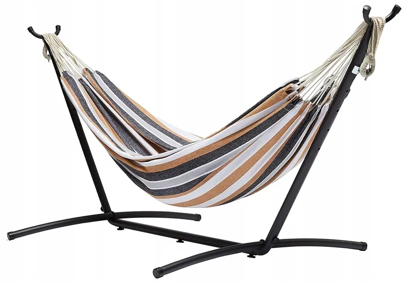 AMAZON BASICS Hangmat met Standaard Meerkleurig 117x300x100cm — foto 1