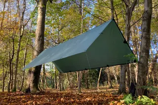 DD TARP XL Groen Regenzeil Tent 4,5x3m — miniatuur 4