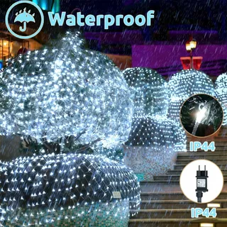 COZYMEOW Lichtnet Buiten 3x2m 200 LED Balkon Boom — miniatuur 7