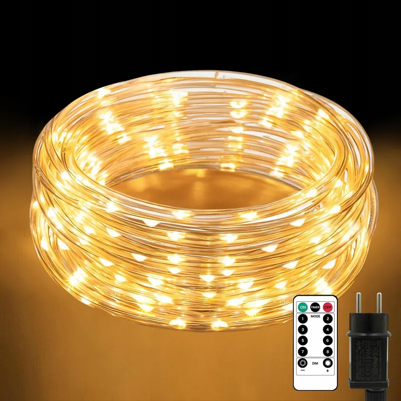 LED Lichtslang 10M 200 LED Afstandsbediening IP65 Tuin Binnen — foto 1