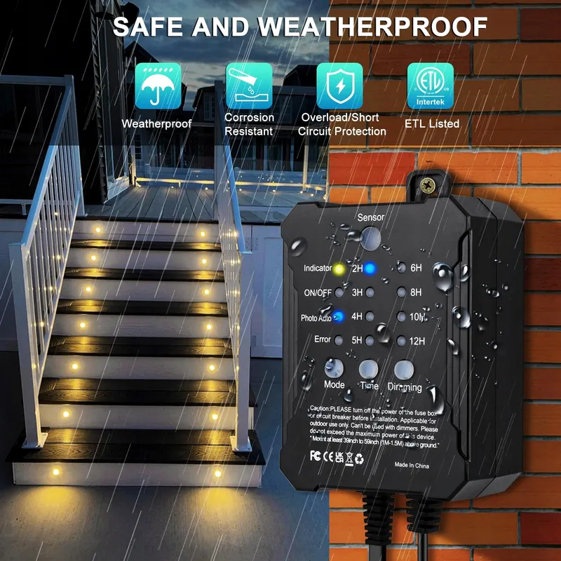 SMY LED Inbouwspots 20 Stuks Terras Dimbaar Warmwit IP67 — foto 6
