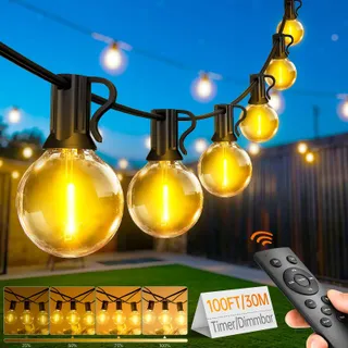 BRAND LED Lichtketting Buiten 30M Waterdicht G40 Dimbaar — miniatuur 1