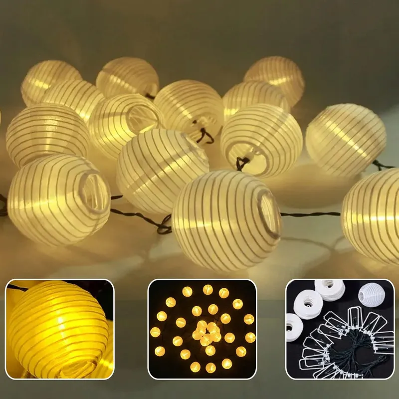 YIFMOO LED Lampionnen Buiten 10M Waterdicht Timer en Geheugen — foto 7