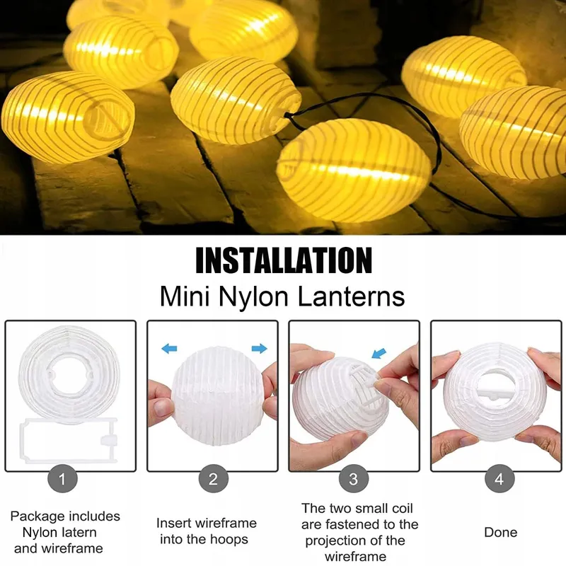 YIFMOO LED Lampionnen Buiten 10M Waterdicht Timer en Geheugen — foto 2