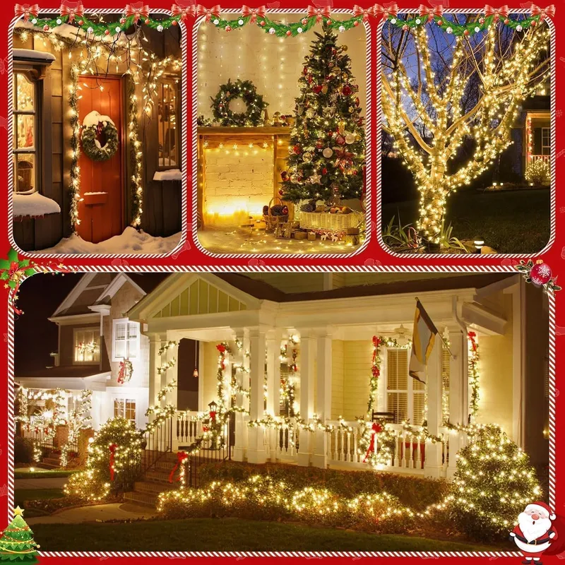 QUNTIS Kerstverlichting 25M 1000 LED IP44 Tuin — foto 7