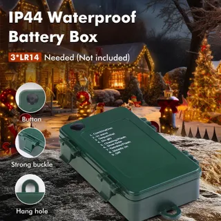 QUNTIS Kerstverlichting 25M 1000 LED IP44 Tuin — miniatuur 3