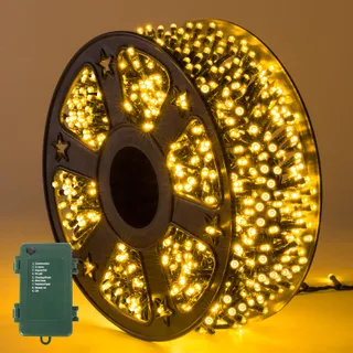 QUNTIS Kerstverlichting 25M 1000 LED IP44 Tuin — miniatuur 1