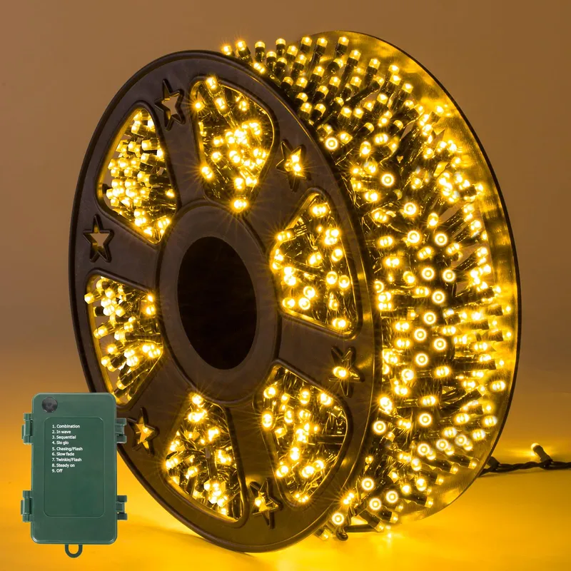 QUNTIS Kerstverlichting 25M 1000 LED IP44 Tuin — foto 1