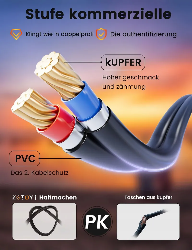 ZOTOYI LED Lichtketting 80FT IP65 Waterdicht 32 Lampen Warmwit — foto 7