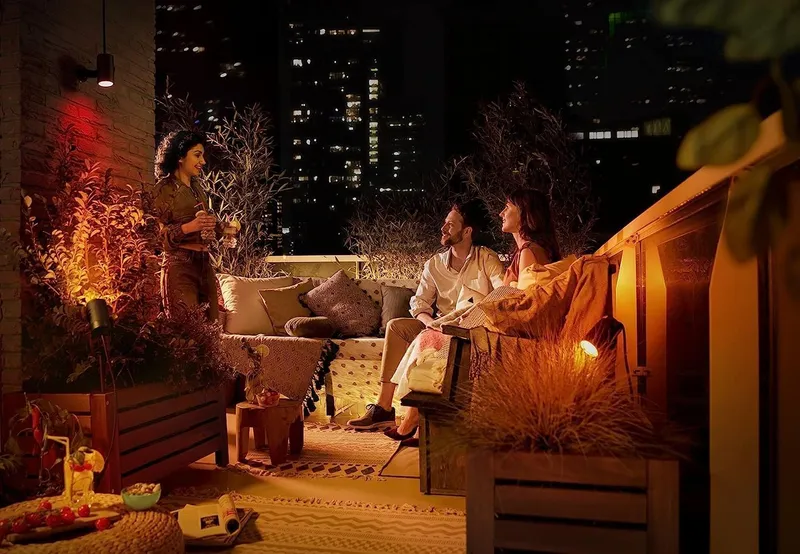 PHILIPS Hue White Color Ambiance Lily Tuinspot Set 3 Lampen — foto 9