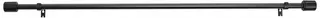 AMAZON BASICS Uitschuifbare Gordijnroede 19mm 91-183cm Zwart — miniatuur 1
