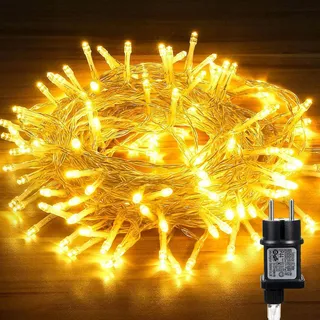LED Lichtsnoer Buiten 10M 80 LED Tuin Terras Warm Wit — miniatuur 1