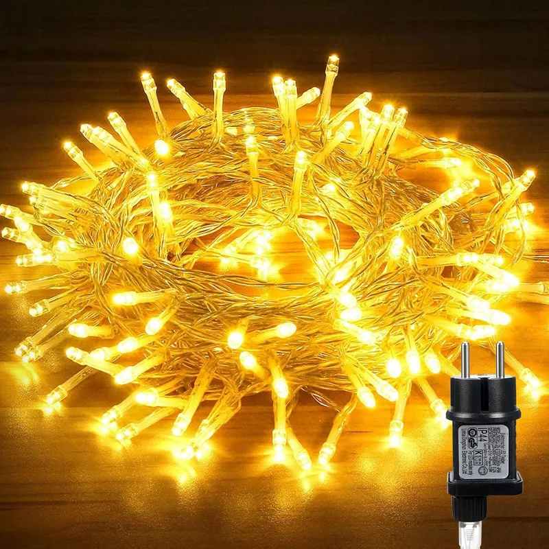 LED Lichtsnoer Buiten 10M 80 LED Tuin Terras Warm Wit — foto 1