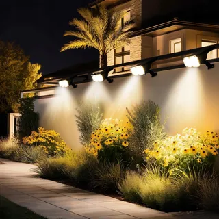 DA LIGHT Solar Tuinlamp LED Buiten Dimbaar IP65 Waterdicht — miniatuur 6
