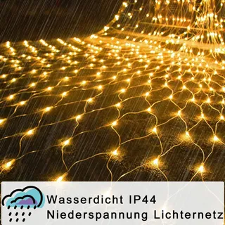 MOLVCE Lichtnet Buiten 100 LED 1,5x1,5m IP44 9 Modi — miniatuur 5