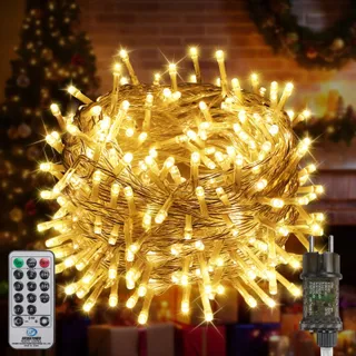 FAIRYGLIM LED Lichtketting Buiten 20M 200 LED Waterdicht 8 Modi — miniatuur 1
