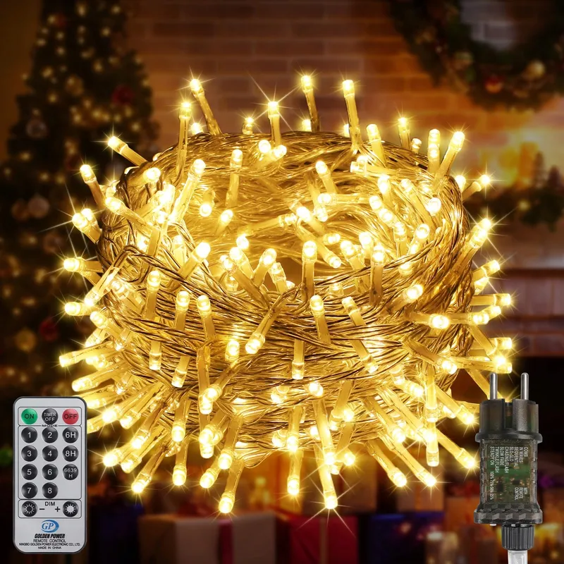 FAIRYGLIM LED Lichtketting Buiten 20M 200 LED Waterdicht 8 Modi — foto 1