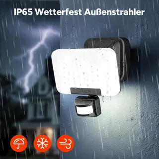OREIN Smart LED Schijnwerper Bewegingsmelder 28W 3000lm IP65 Zwart — miniatuur 9