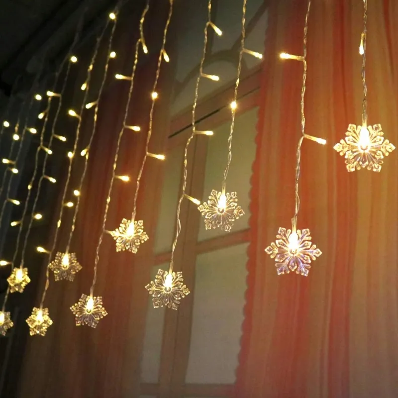 KLIGHTEN LED Lichtgordijn 96 LED Waterdicht Warm Wit — foto 3