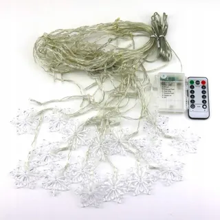KLIGHTEN LED Lichtgordijn 96 LED Waterdicht Warm Wit — miniatuur 7