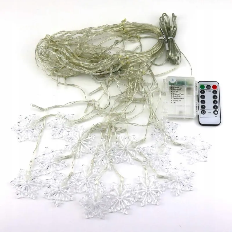 KLIGHTEN LED Lichtgordijn 96 LED Waterdicht Warm Wit — foto 7