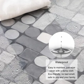 WELTRXE Douchegordijn Anti-Schimmel 183x183cm Waterdicht Kinderen — miniatuur 2