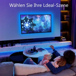 ALED LIGHT Bluetooth LED Strip RGB 10M Waterdicht Met Afstandsbediening — miniatuur 6