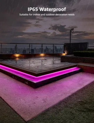 LE Smart LED Strip 5M RGB IP65 Alexa Google Home — miniatuur 3