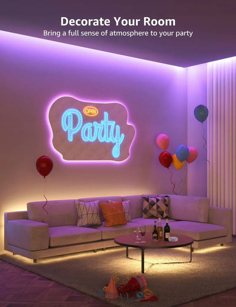 LE Smart LED Strip 5M RGB IP65 Alexa Google Home — foto 4