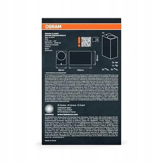 OSRAM Endura Classic Square Updown Buitenwandlamp GU10 IP44 Zwart — miniatuur 5