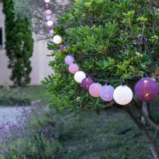 GUIRLED Solar LED Lichtketting Bollen IP65 Waterdicht 16 Bollen 3m — miniatuur 3
