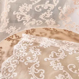Vintage Kanten Gordijnen Roze 96 Inch Sheer Woonkamer Slaapkamer — miniatuur 7