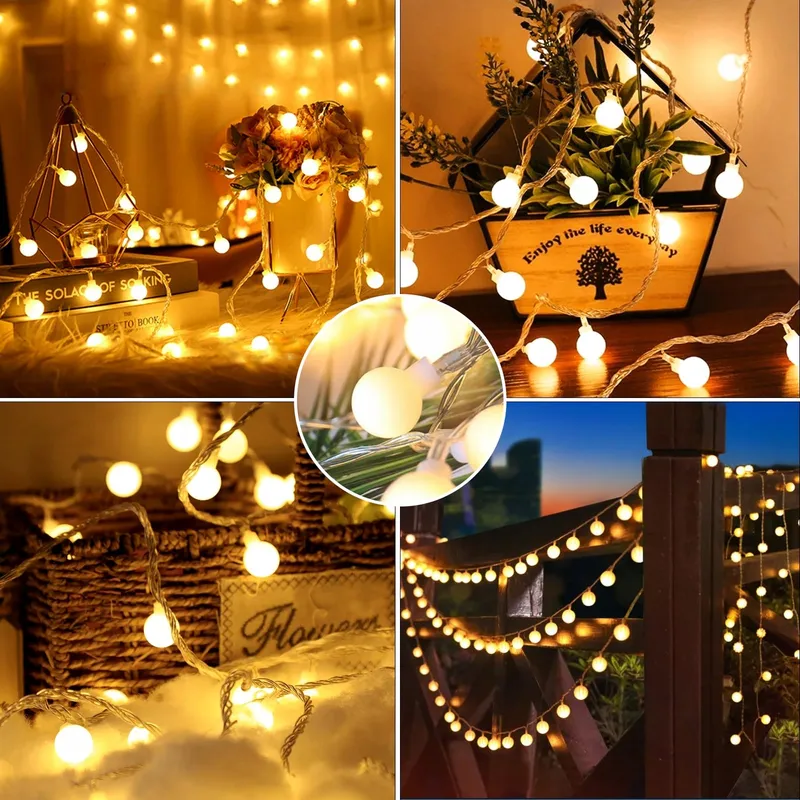 LED Lichtketting 27M 200 LED Binnen Buiten Tuinverlichting — foto 6