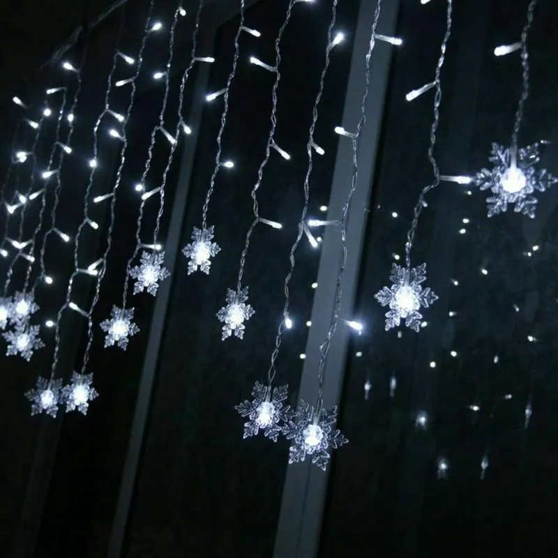 KLIGHTEN LED Lichtgordijn 3,5M 96 Lampjes 8 Standen Koud Wit — foto 3