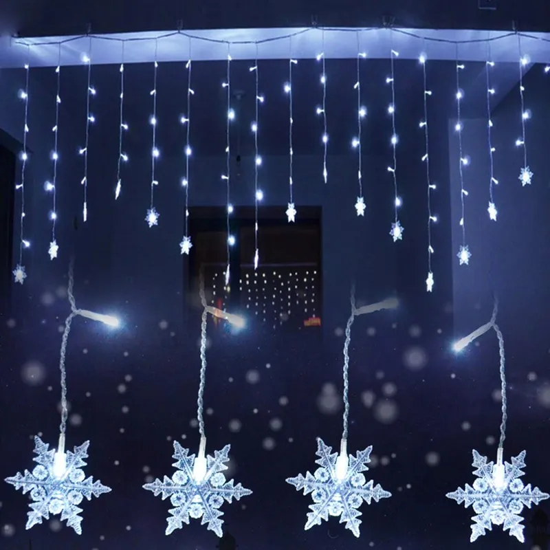 KLIGHTEN LED Lichtgordijn 3,5M 96 Lampjes 8 Standen Koud Wit — foto 2