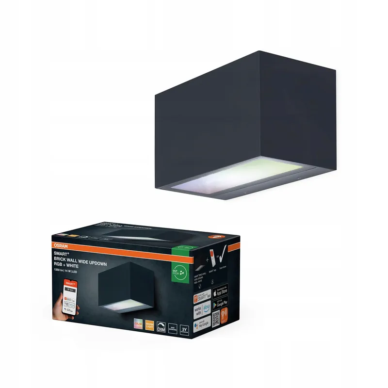 OSRAM SMART+ WiFi LED Buitenwandlamp RGB+W 14W 600lm Alexa IP44 — foto 1