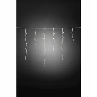 KONSTSMIDE LED Lichtgordijn Buiten 80 Diodes Timer Batterij — miniatuur 2